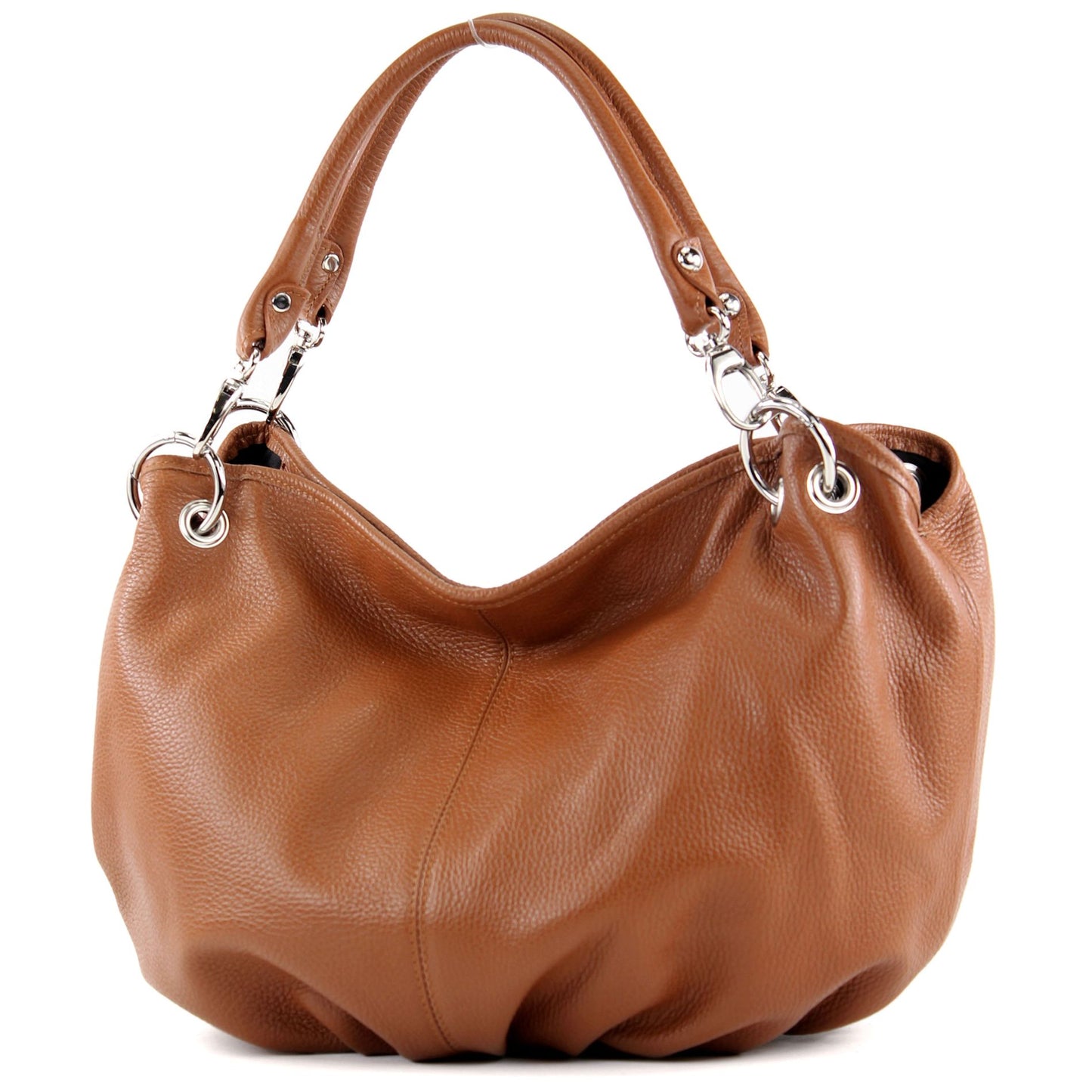 modamoda de IT40 Damen Leder / Nappaleder Schultertasche Hobo Bag handmade in Italy