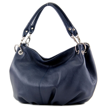 modamoda de IT40 Damen Leder / Nappaleder Schultertasche Hobo Bag handmade in Italy