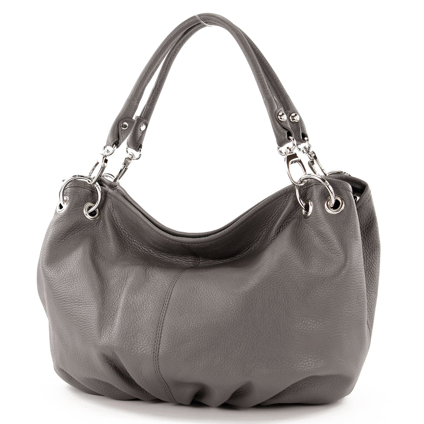 modamoda de IT40 Damen Leder / Nappaleder Schultertasche Hobo Bag handmade in Italy