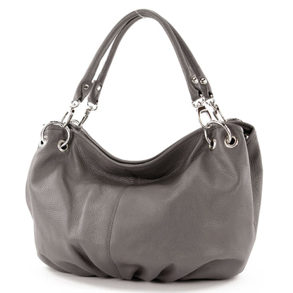 modamoda de IT40 Damen Leder / Nappaleder Schultertasche Hobo Bag handmade in Italy