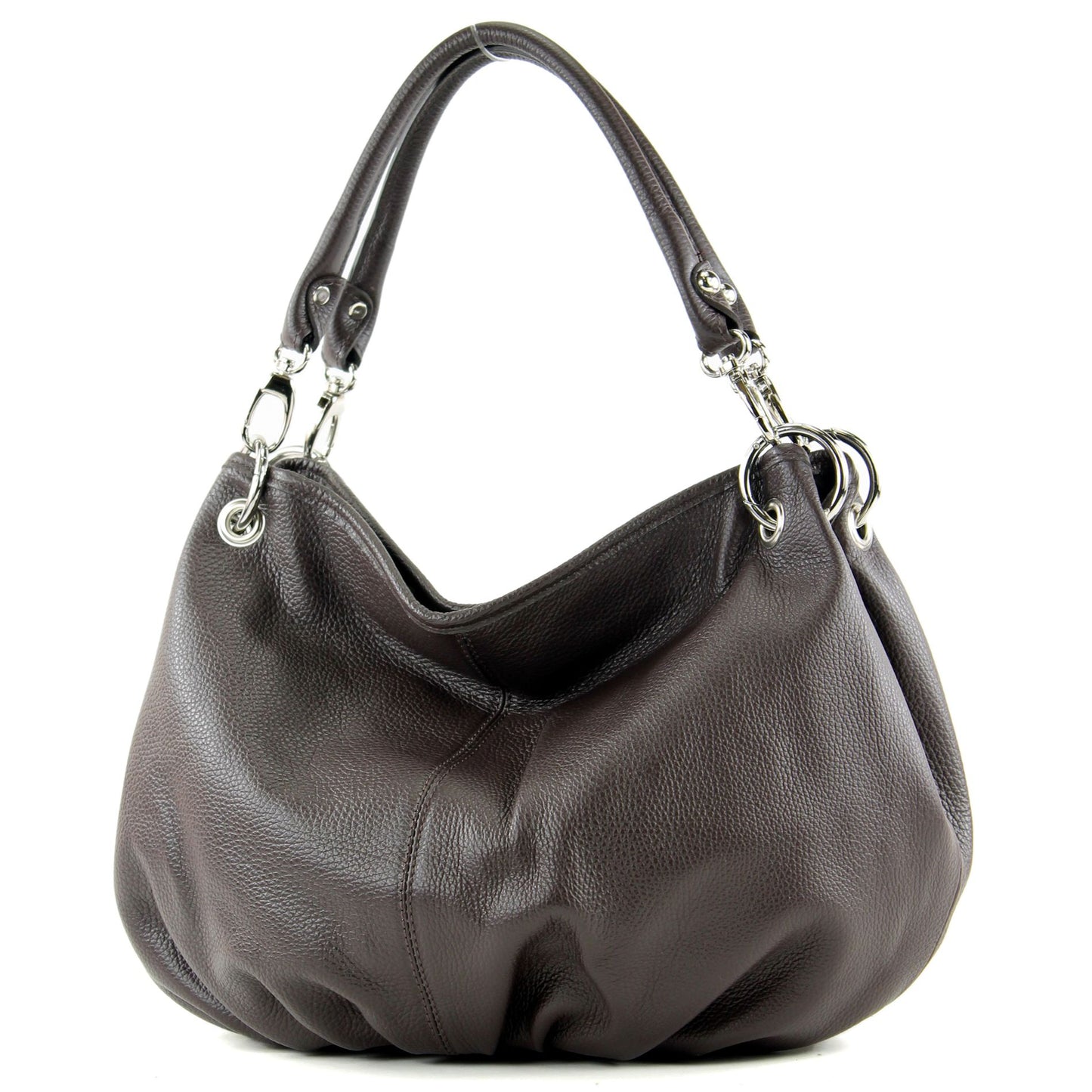 modamoda de IT40 Damen Leder / Nappaleder Schultertasche Hobo Bag handmade in Italy