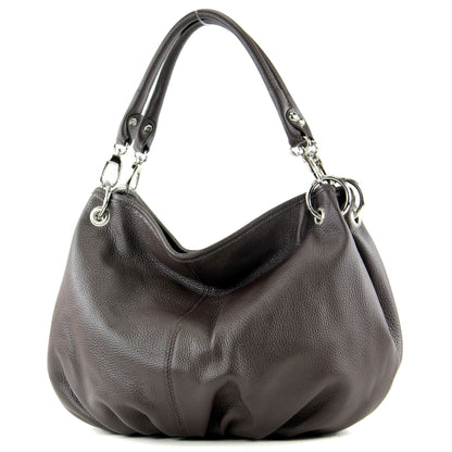 modamoda de IT40 Damen Leder / Nappaleder Schultertasche Hobo Bag handmade in Italy