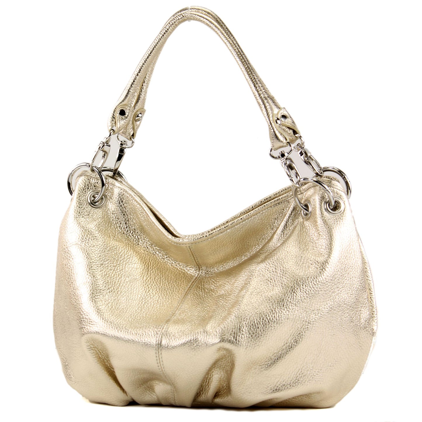 modamoda de IT40 Damen Leder / Nappaleder Schultertasche Hobo Bag handmade in Italy