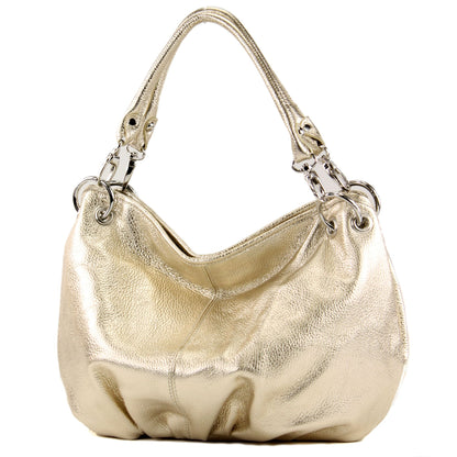 modamoda de IT40 Damen Leder / Nappaleder Schultertasche Hobo Bag handmade in Italy