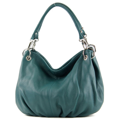 modamoda de IT40 Damen Leder / Nappaleder Schultertasche Hobo Bag handmade in Italy