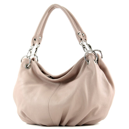 modamoda de IT40 Damen Leder / Nappaleder Schultertasche Hobo Bag handmade in Italy