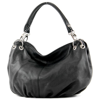 modamoda de IT40 Damen Leder / Nappaleder Schultertasche Hobo Bag handmade in Italy