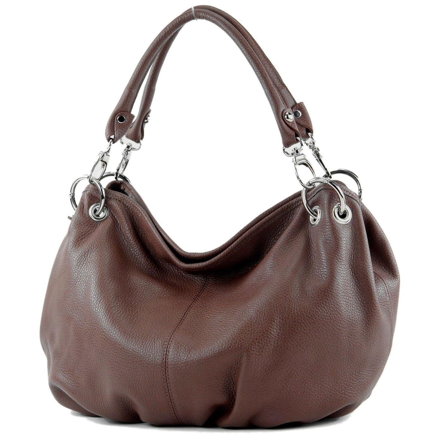 modamoda de IT40 Damen Leder / Nappaleder Schultertasche Hobo Bag handmade in Italy