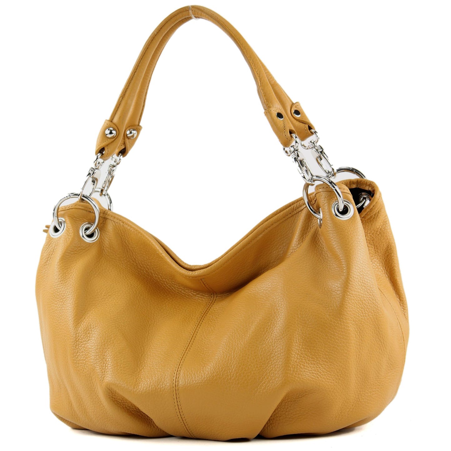 modamoda de IT40 Damen Leder / Nappaleder Schultertasche Hobo Bag handmade in Italy