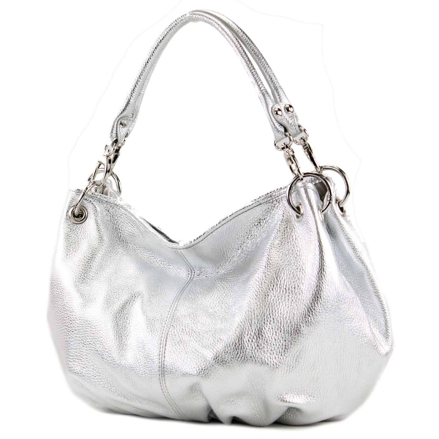modamoda de IT40 Damen Leder / Nappaleder Schultertasche Hobo Bag handmade in Italy