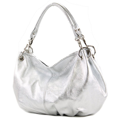 modamoda de IT40 Damen Leder / Nappaleder Schultertasche Hobo Bag handmade in Italy