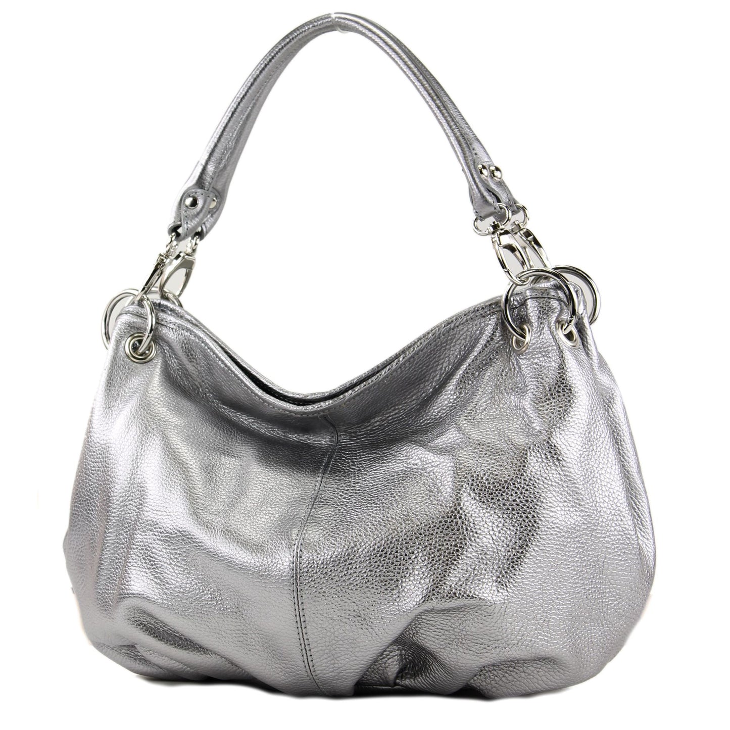modamoda de IT40 Damen Leder / Nappaleder Schultertasche Hobo Bag handmade in Italy