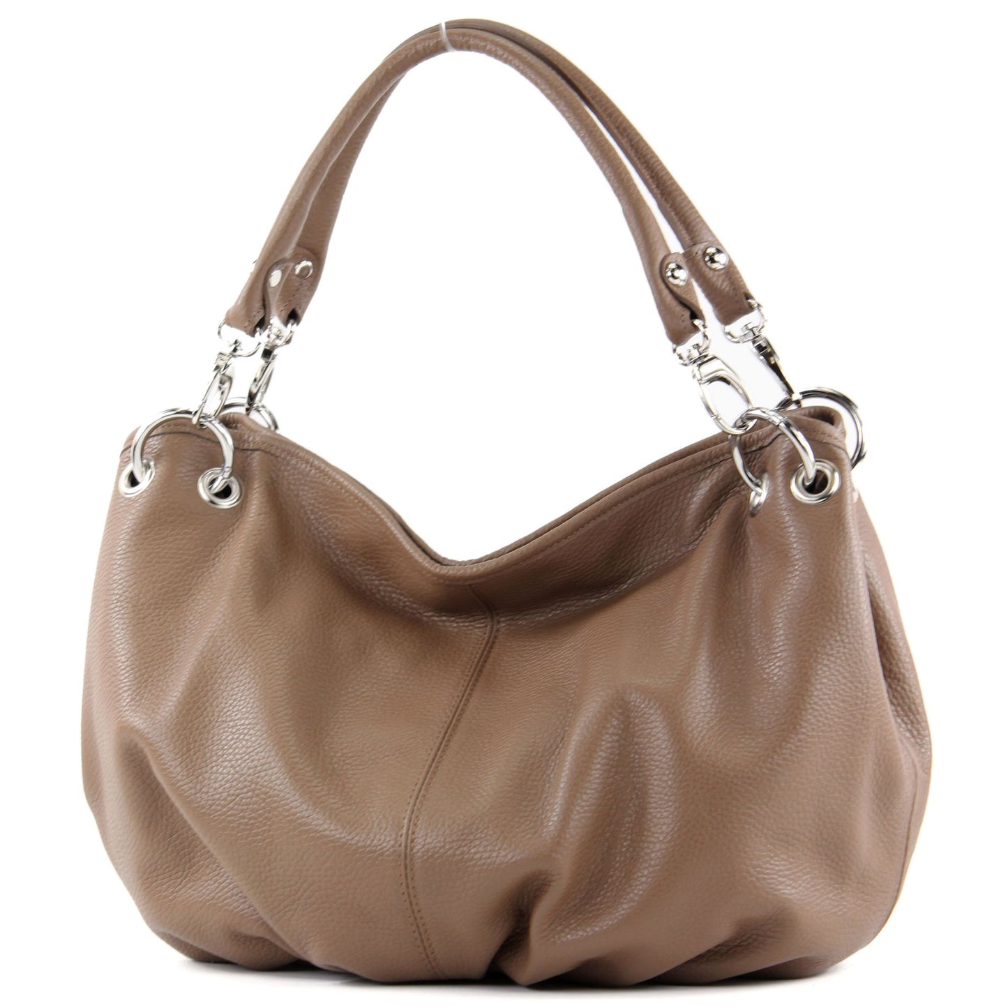 modamoda de IT40 Damen Leder / Nappaleder Schultertasche Hobo Bag handmade in Italy