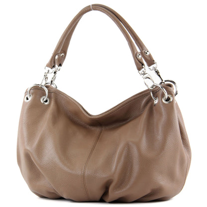 modamoda de IT40 Damen Leder / Nappaleder Schultertasche Hobo Bag handmade in Italy