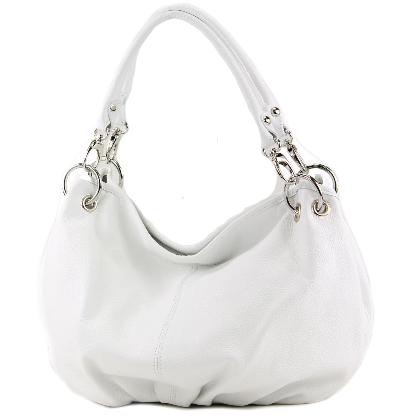 modamoda de IT40 Damen Leder / Nappaleder Schultertasche Hobo Bag handmade in Italy