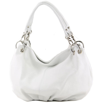 modamoda de IT40 Damen Leder / Nappaleder Schultertasche Hobo Bag handmade in Italy