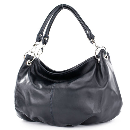 modamoda de IT40 Damen Leder / Nappaleder Schultertasche Hobo Bag handmade in Italy