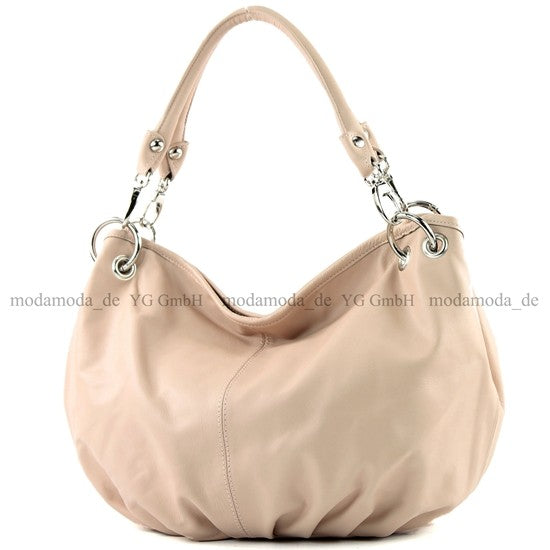 modamoda de IT40 Damen Leder / Nappaleder Schultertasche Hobo Bag handmade in Italy