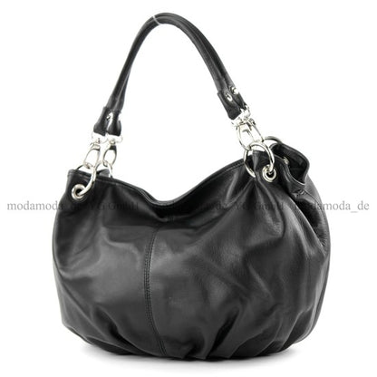 modamoda de IT40 Damen Leder / Nappaleder Schultertasche Hobo Bag handmade in Italy