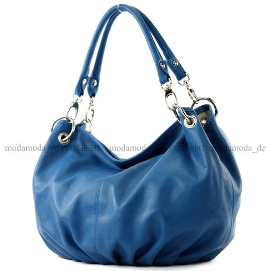 modamoda de IT40 Damen Leder / Nappaleder Schultertasche Hobo Bag handmade in Italy