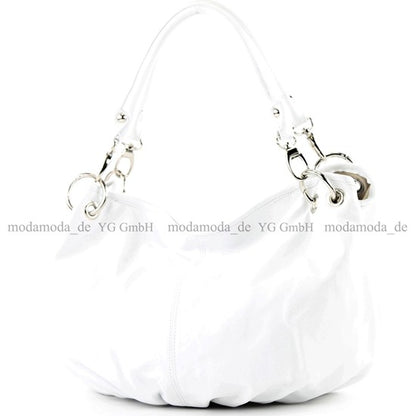 modamoda de IT40 Damen Leder / Nappaleder Schultertasche Hobo Bag handmade in Italy