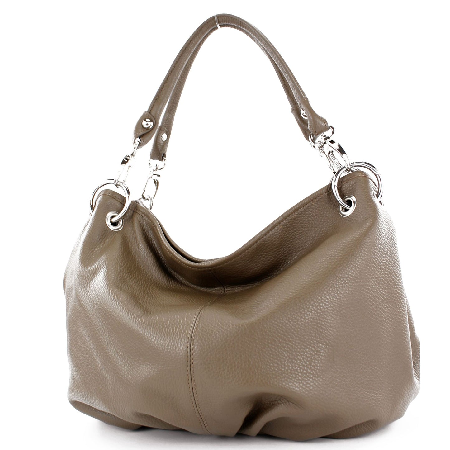 modamoda de IT40 Damen Leder / Nappaleder Schultertasche Hobo Bag handmade in Italy