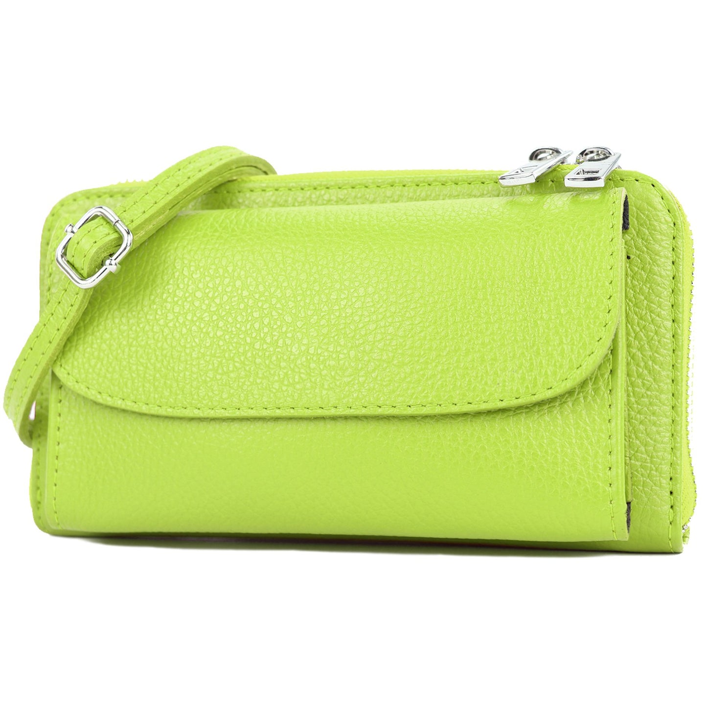 modamoda de - P05 - ital. Damen Handytasche Geldbörse Echtleder