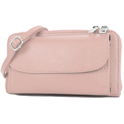 modamoda de - P05 - ital. Damen Handytasche Geldbörse Echtleder