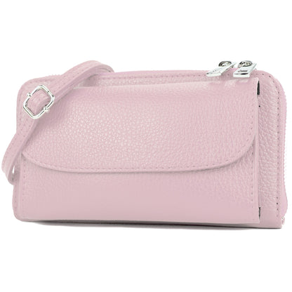modamoda de - P05 - ital. Damen Handytasche Geldbörse Echtleder