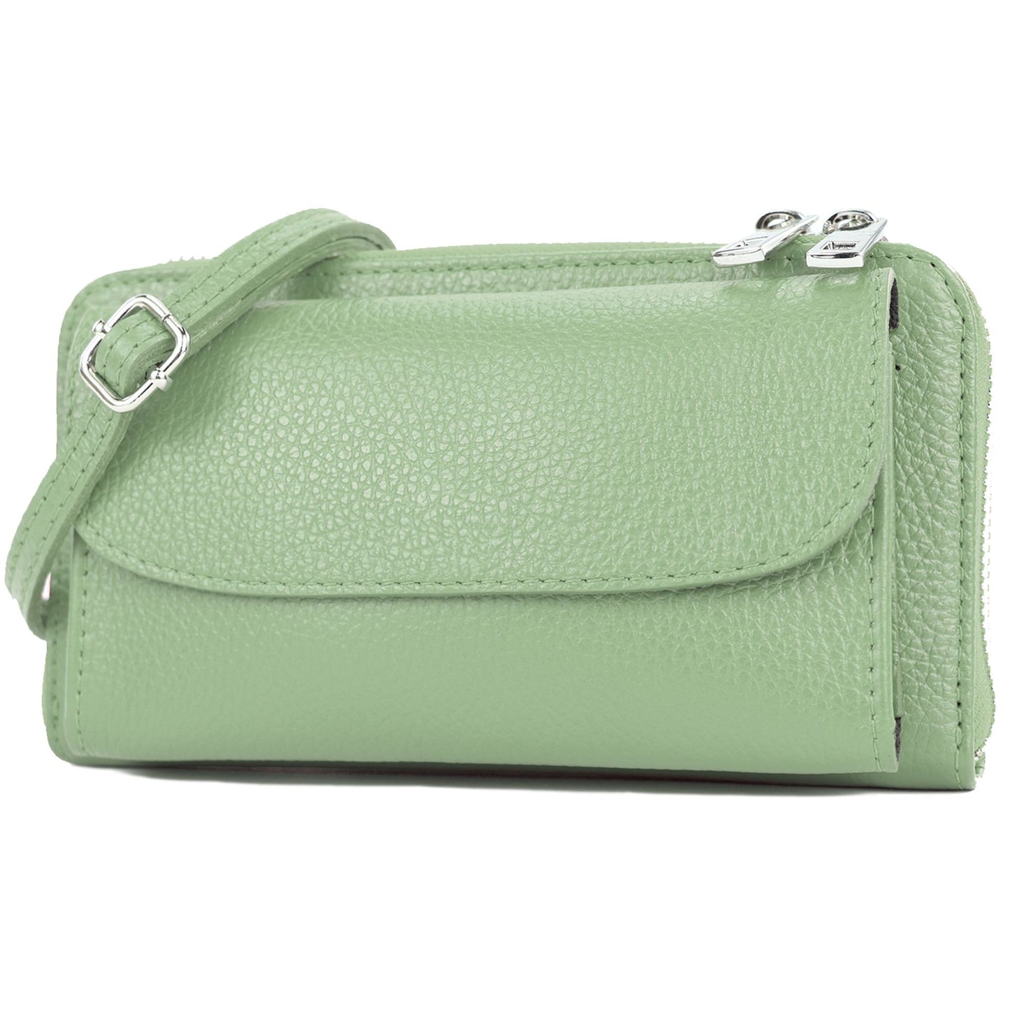 modamoda de - P05 - ital. Damen Handytasche Geldbörse Echtleder