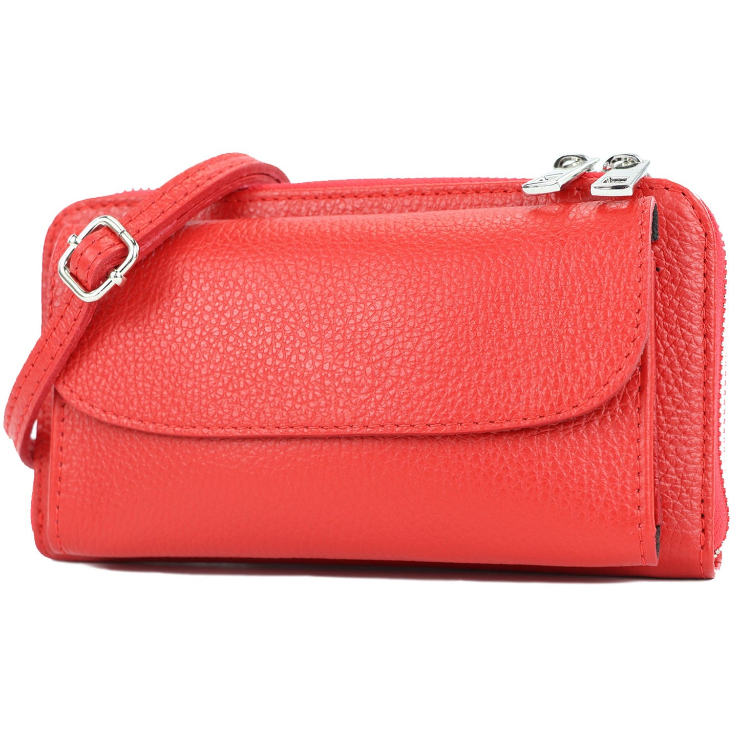 modamoda de - P05 - ital. Damen Handytasche Geldbörse Echtleder