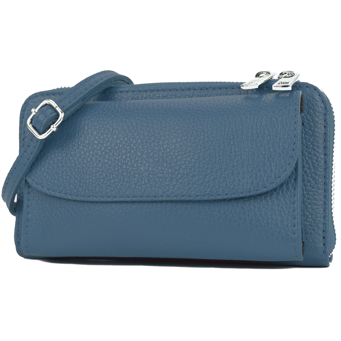 modamoda de - P05 - ital. Damen Handytasche Geldbörse Echtleder