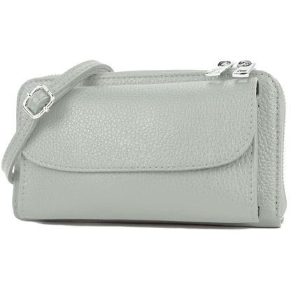 modamoda de - P05 - ital. Damen Handytasche Geldbörse Echtleder
