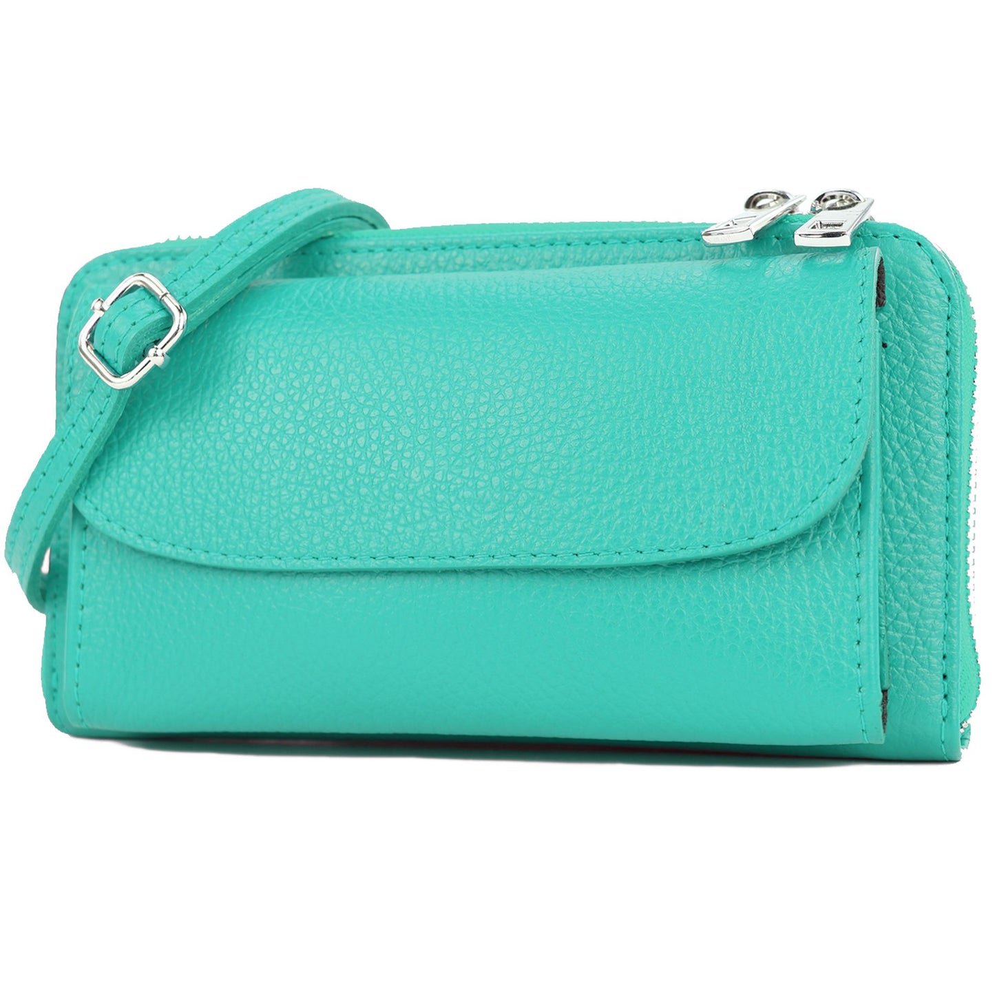 modamoda de - P05 - ital. Damen Handytasche Geldbörse Echtleder
