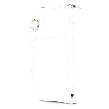 modamoda de P06 Damen Leder Umhängetasche Geldbörse Handytasche 6,5 Zoll handmade in Italy