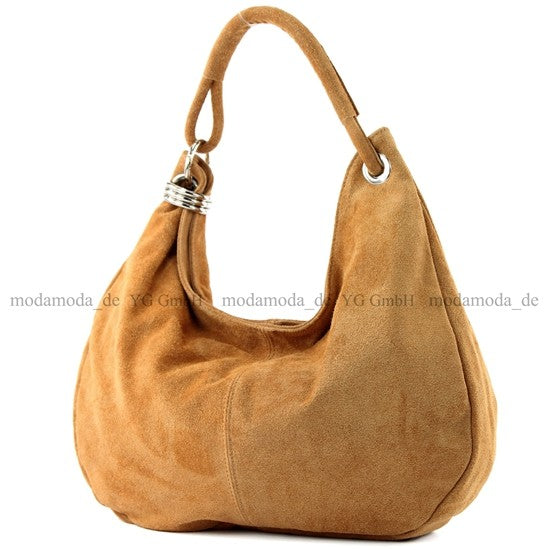 modamoda de - T02 - ital Shopper aus Wildleder Groß