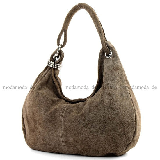 modamoda de - T02 - ital Shopper aus Wildleder Groß