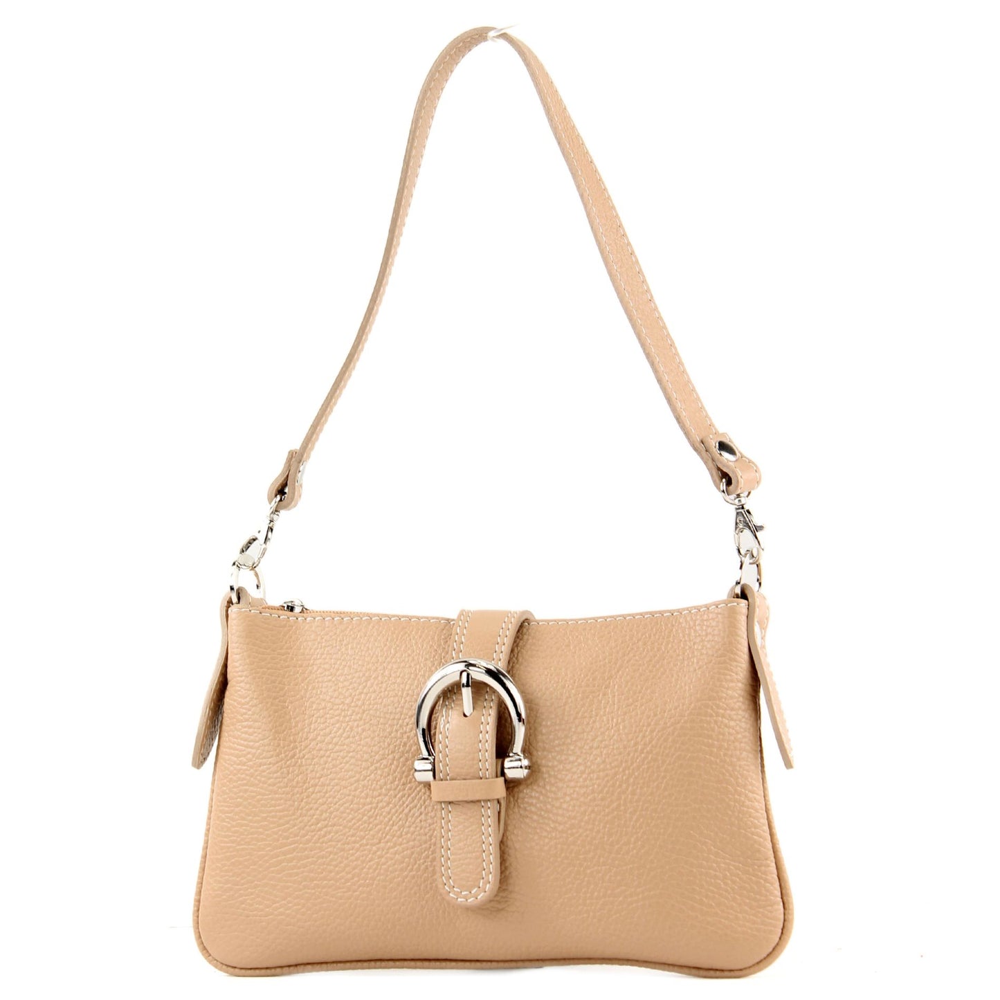 modamoda de - T05 -  ital Citytasche Umhängetasche Klein aus Leder