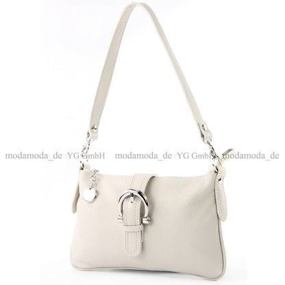 modamoda de - T05 -  ital Citytasche Umhängetasche Klein aus Leder