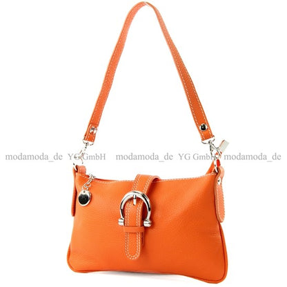 modamoda de - T05-B-WARE -  ital. Umhängetasche Klein aus Leder