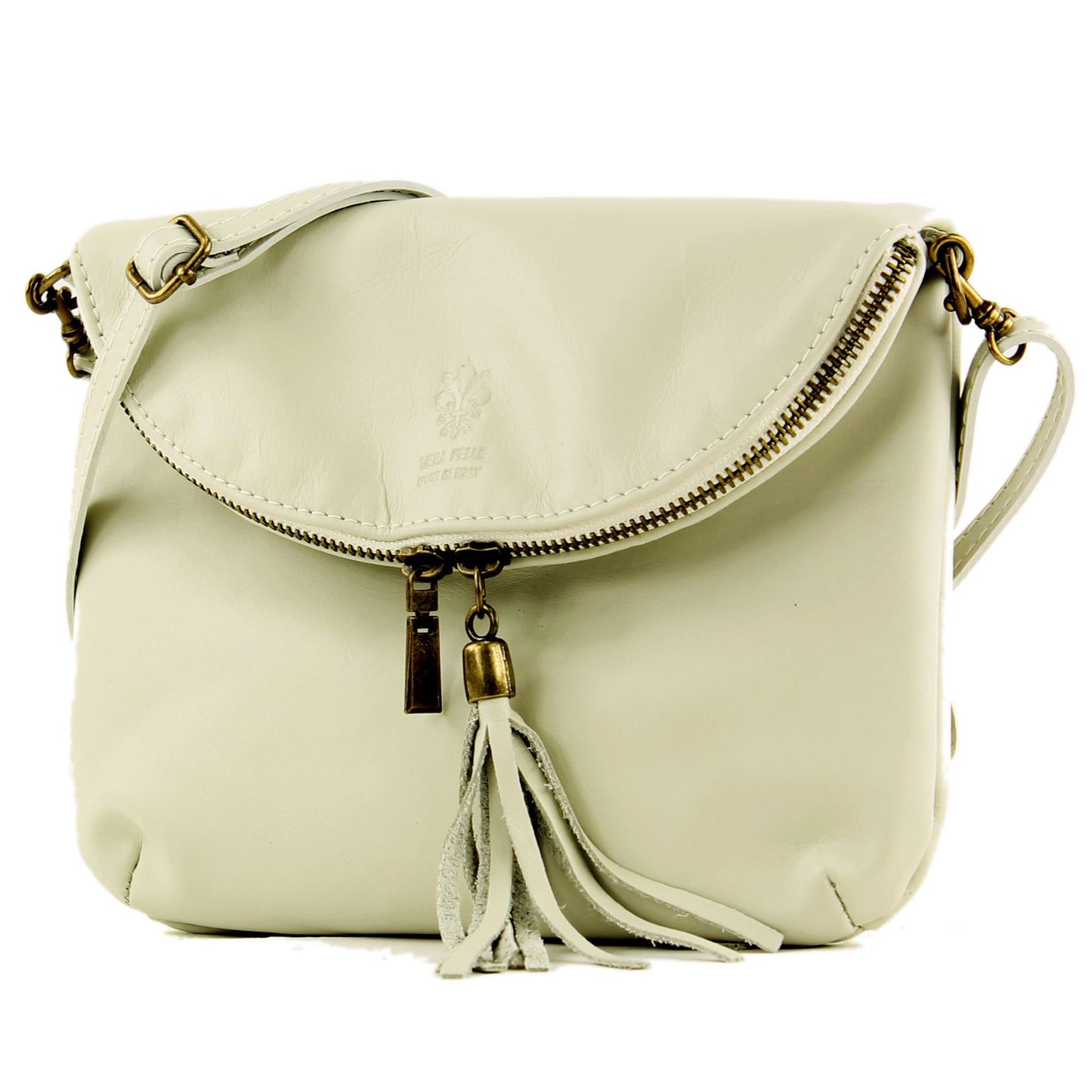 modamoda de T07 / T139 Damen Leder Umhängetasche, Klein, 2 Modelle, handmade in Italy