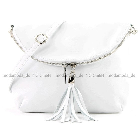 modamoda de - T07SI -  ital. Umhängetasche Klein aus Nappaleder