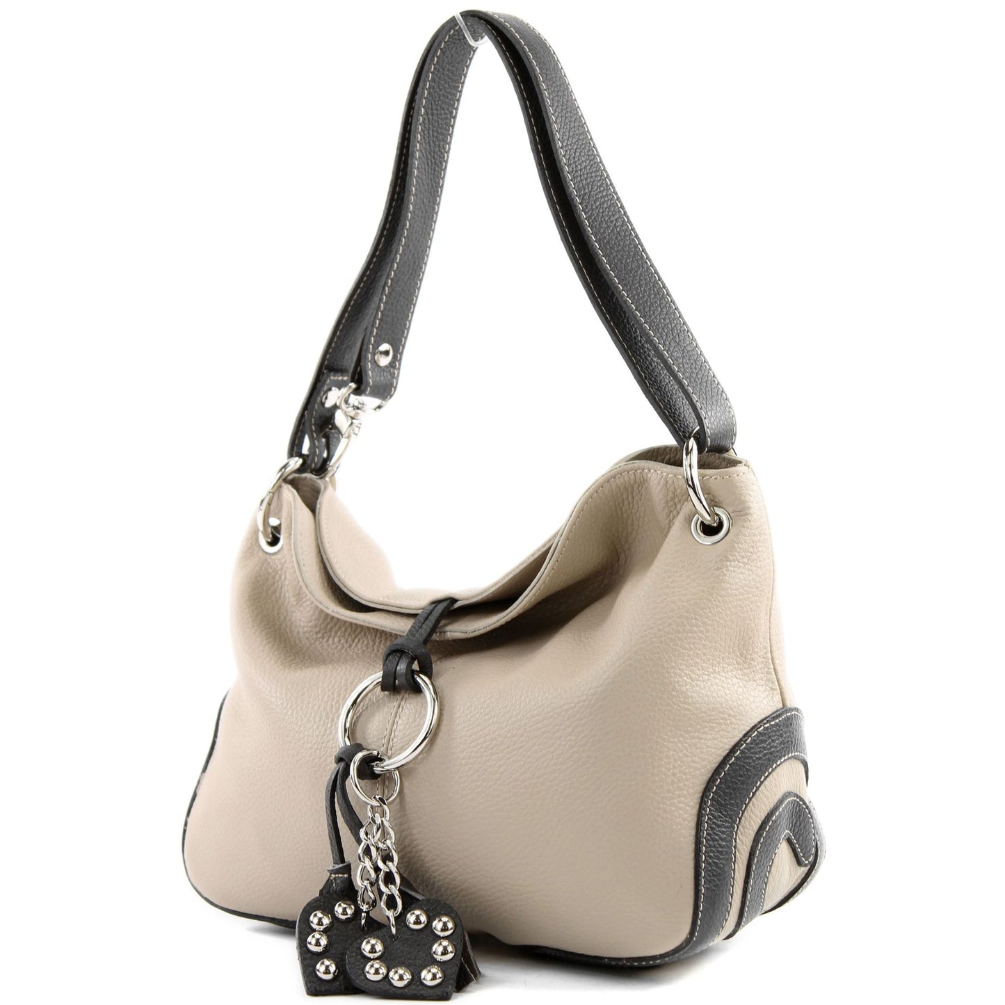 modamoda de - T10 -  ital. Leder Schultertasche Umhängetasche