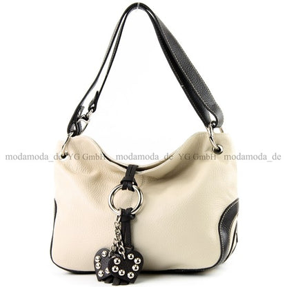 modamoda de - T10 -  ital. Leder Schultertasche Umhängetasche