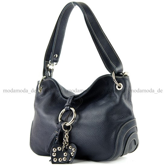 modamoda de - T10 -  ital. Leder Schultertasche Umhängetasche