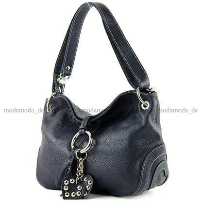 modamoda de - T10 -  ital. Leder Schultertasche Umhängetasche