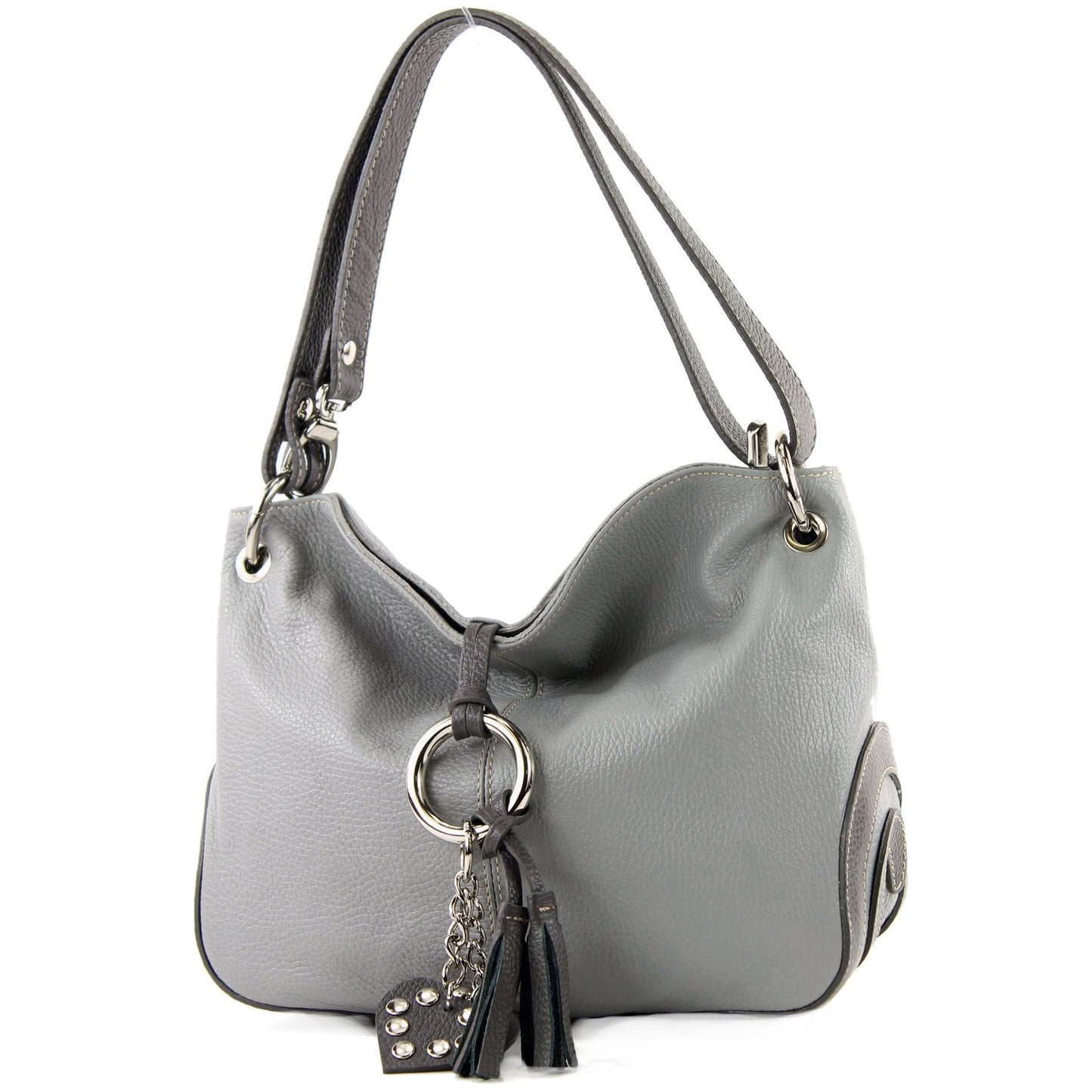 modamoda de - T10 -  ital. Leder Schultertasche Umhängetasche