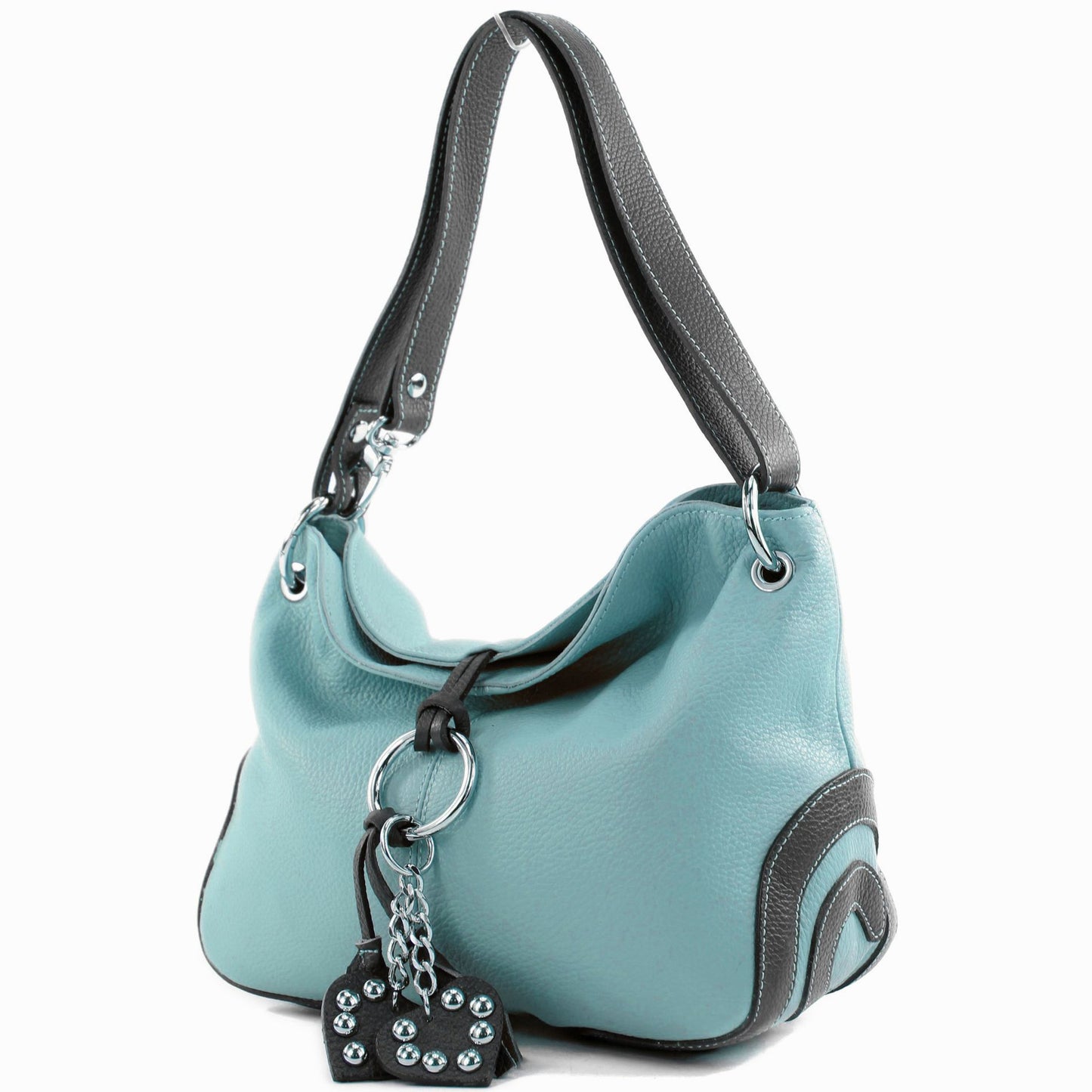 modamoda de - T10 -  ital. Leder Schultertasche Umhängetasche