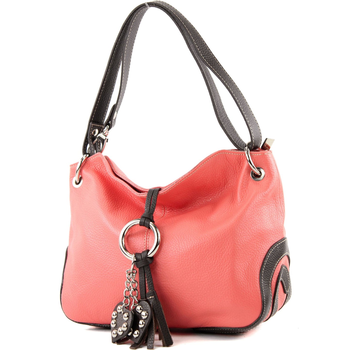 modamoda de - T10 -  ital. Leder Schultertasche Umhängetasche