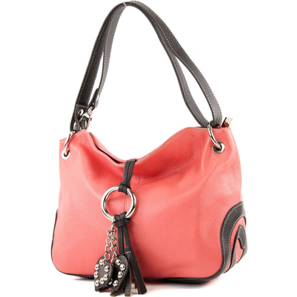 modamoda de - T10 -  ital. Leder Schultertasche Umhängetasche
